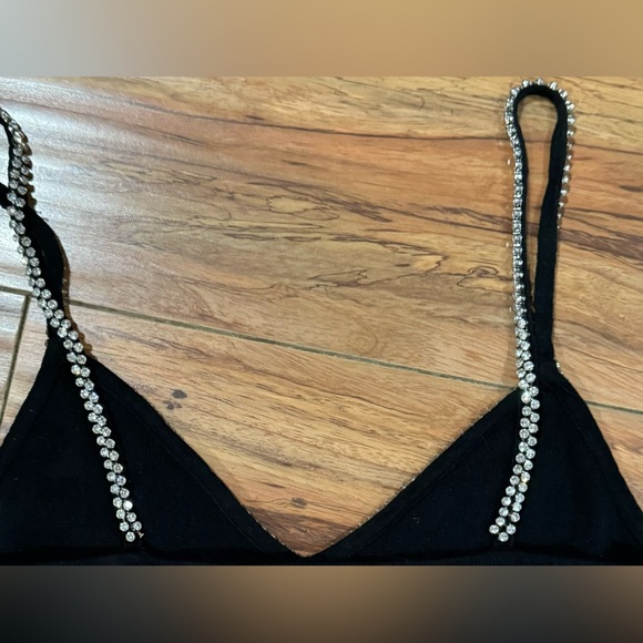 Rhinestone Strap Bodycon Dress - Picture 6 of 8